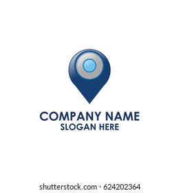 Pin Icon logo design