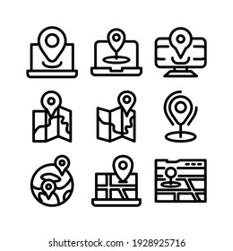 pin icon or logo isolated sign symbol vector illustration - Collection of high quality black style vector icons
