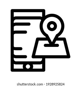 pin icon or logo isolated sign symbol vector illustration - high quality black style vector icons

