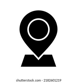 pin icon or logo isolated sign symbol vector illustration - high quality black style vector icons
