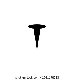 Pin icon. Map point symbol. Travel sign