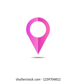 pin icon. pin map icon. vector eps 10