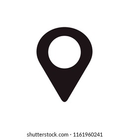 Pin icon. Maps pin. Location pin. Location map icon.