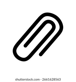 pin icon. paper clip icon vector on white background