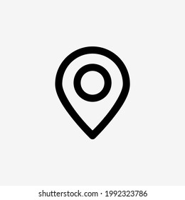 Icono de alfiler, es perfecto para folletos, panfletos, diseños de medios sociales u otros.
