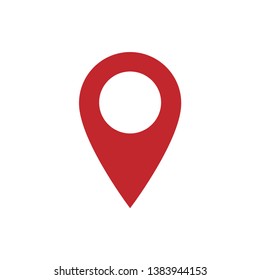 Pin Icon. Place, Destination. Pointer Symbol. Marker, Position - Vector.