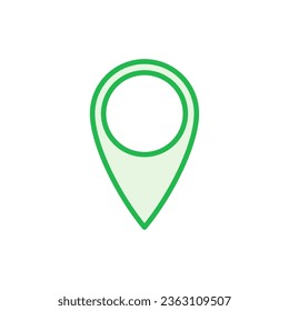 Pin icon set. Location icon vector. destination icon. map pin