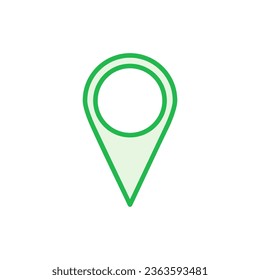 Pin icon set. Location icon vector. destination icon. map pin