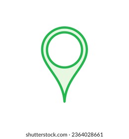 Pin icon set. Location icon vector. destination icon. map pin