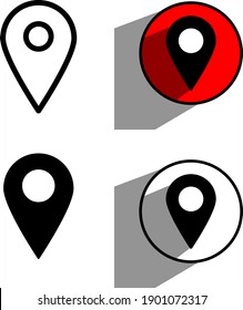 ajuste de icono en un estilo plano de moda.  diseño simple para gráficos, logotipos, sitios web, medios sociales, interfaz de usuario, aplicaciones móviles, EPS10
