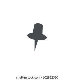 pin icon. sign design