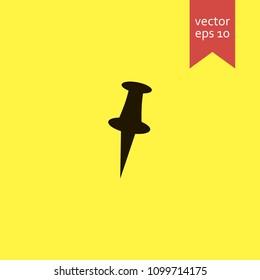 pin. pin icon. sign design. Vector EPS 10.