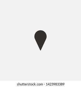 pin icon sign signifier vector