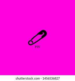 pin icon sign signifier vector