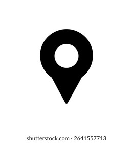 Pin icon symbol for apps and websites. Location sign and symbol. destination icon. map pin