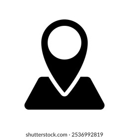 Pin icon symbol simple design