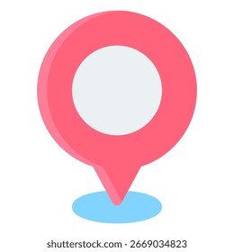 Símbolo de icono de pin. Ilustración vectorial.