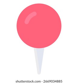Pin icon symbol. Vector illustration.