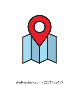 pin icon , travel icon vector