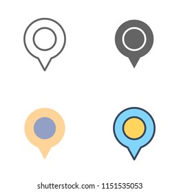 Pin Icon Variation Style