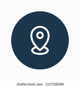 pin icon vector