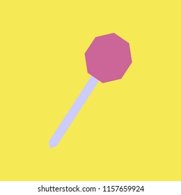 Pin icon vector