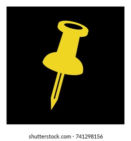pin icon vector