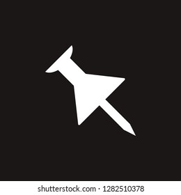 pin icon. pin vector design. sign design