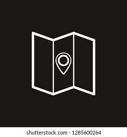 pin icon. pin vector design. sign design