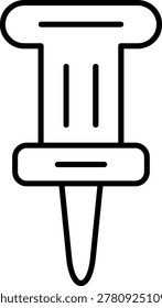 Pin Icon Vector Element line icon design vector icons