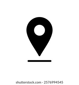 Pin icon vector illustration. Location sign and symbol. destination icon. map pin