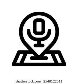 Icono de la línea del Vector para su Sitio web, móvil, presentación, y diseño del logotipo.