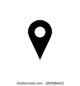 Pin icon vector. Location icon vector. destination icon. map pin
