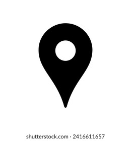 Pin icon vector. Location icon vector. destination icon. map pin