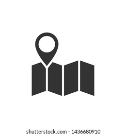 Pin icon vector. Location icon. Map pointer icon