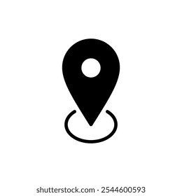 Fixar vetor de ícone. Sinal e símbolo de localização. ícone de destino. pin do mapa
