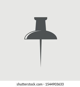 pin icon vector sign symbol for design