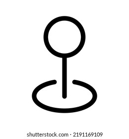 Pin Icon Vector Symbol Design Illustration