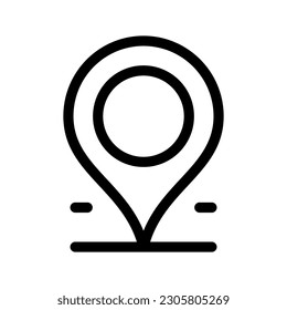 Pin Icon Vector Symbol Design Illustration