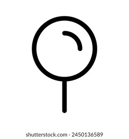 Pin Icon Vector Symbol Design Illustration