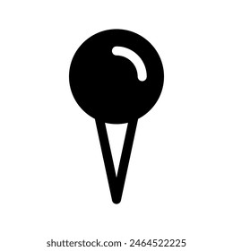 Pin Icon Vector Symbol Design Illustration