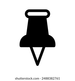 Pin Icon Vector Symbol Design Illustration