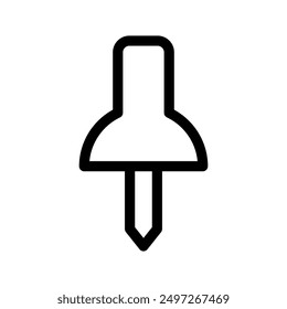 Pin Icon Vector Symbol Design Illustration