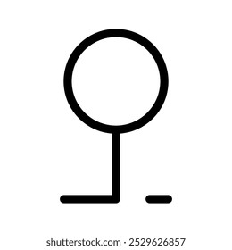 Pin Icon Vector Symbol Design Illustration