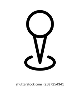 Pin Icon Vector Symbol Design Illustration