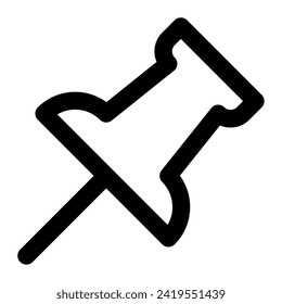 Icono de pin para web, app, uiux, infografía, etc