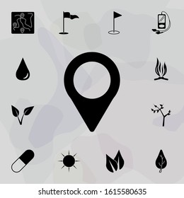 Pin icon. Web icons universal set for web and mobile