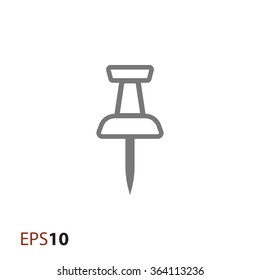 Pin icon for web and mobile
