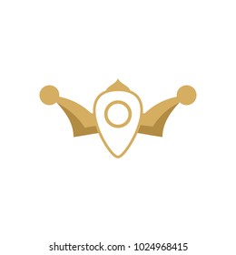 Pin King Logo Icon Design