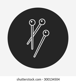 pin line icon